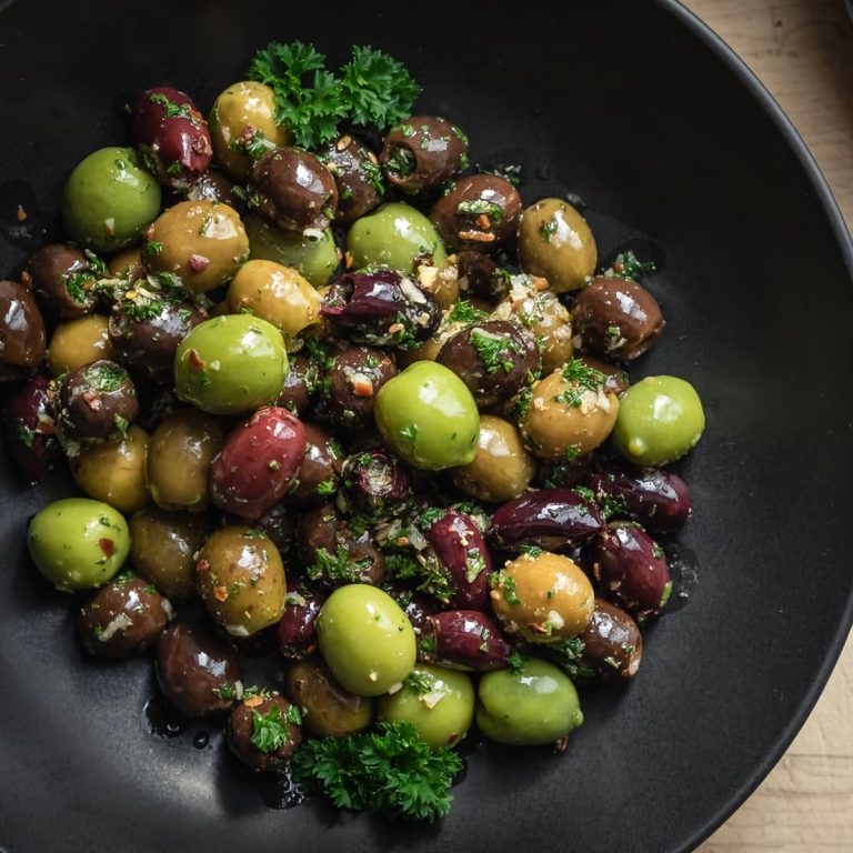 Anchovy and Herb Marinated Olives Recipe Recipe