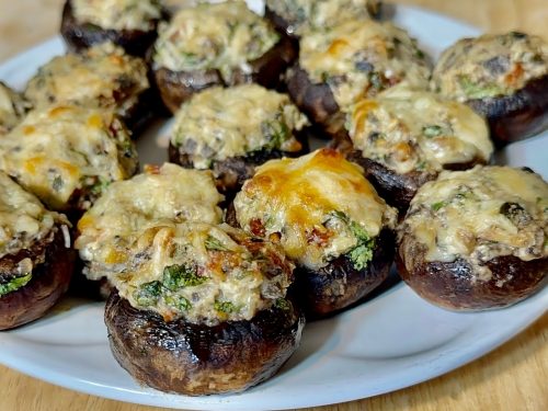 Anchovy-and-Parmesan-Stuffed-Mushrooms-Recipe