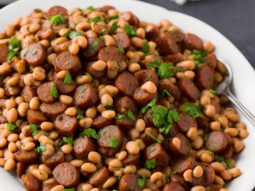 Andouille Sausage and Black Eyed Peas Recipe