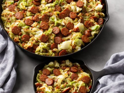 Andouille Sausage and Cabbage Skillet Recipe