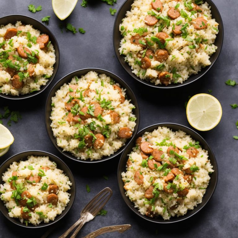 Andouille Sausage and Cauliflower Rice Recipe