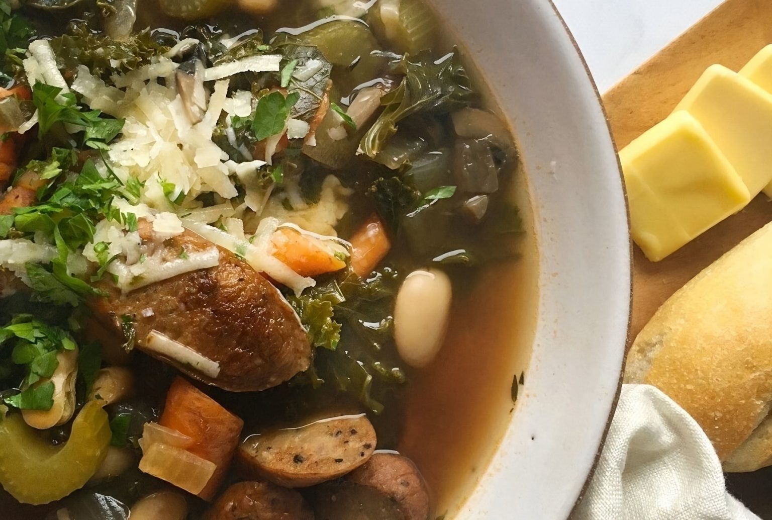 Andouille Sausage and Kale Soup Recipe Recipe