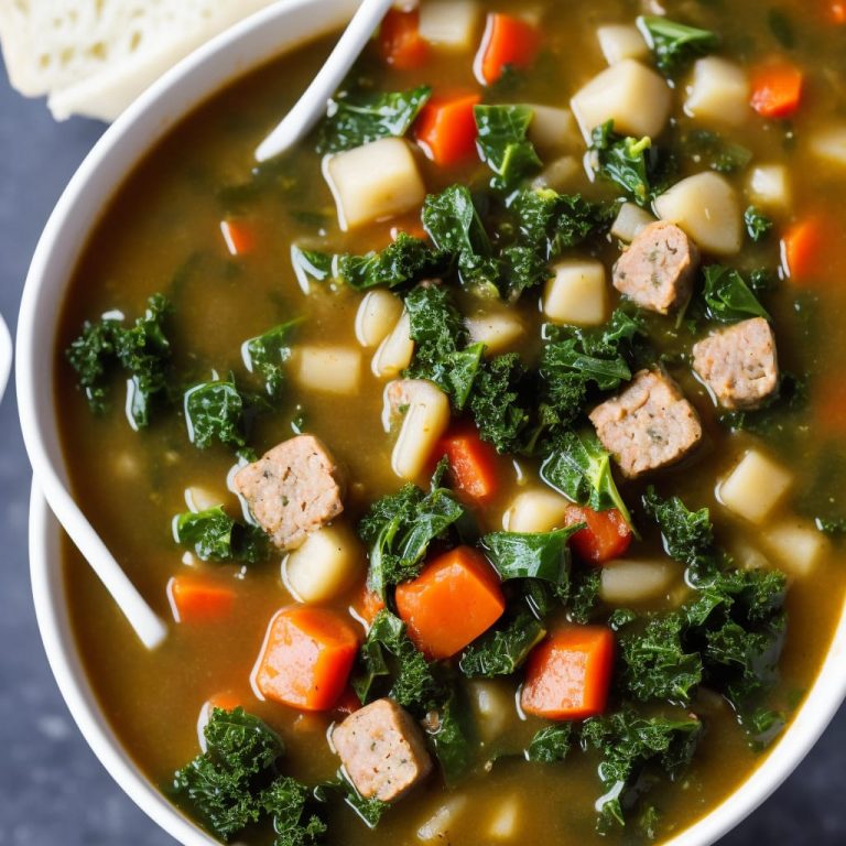 Andouille Sausage and Kale Soup Recipe Recipe