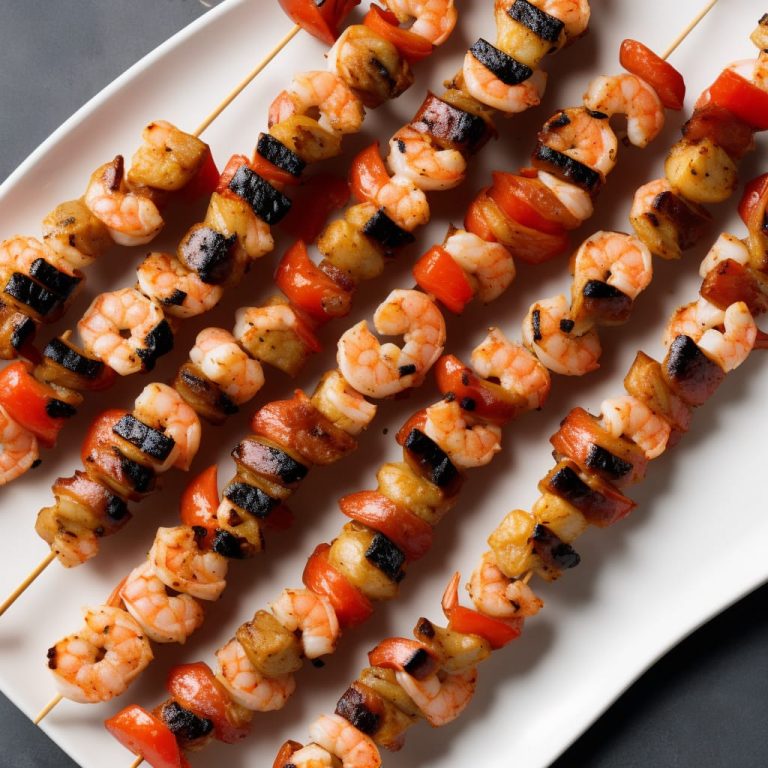 Andouille Sausage and Shrimp Skewers Recipe Recipe