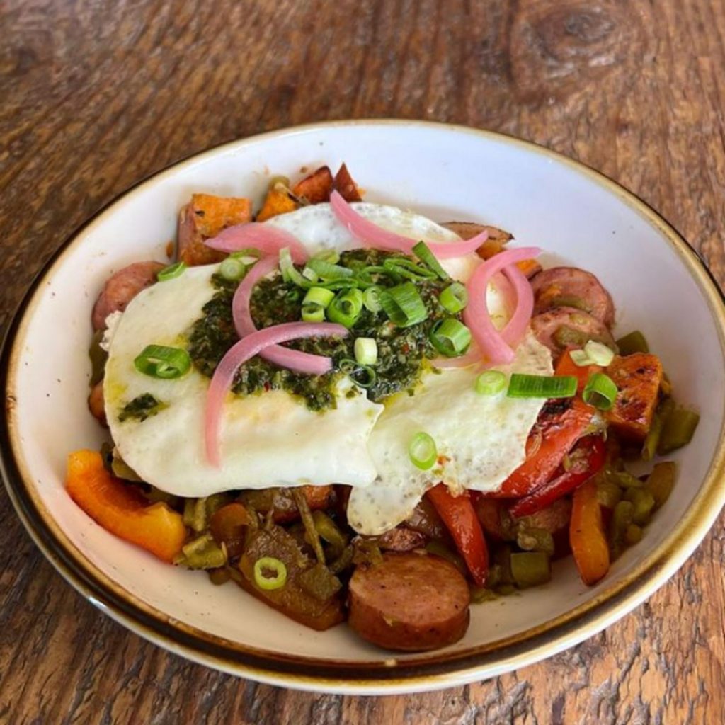 Andouille Sausage and Sweet Potato Hash Recipe Recipe