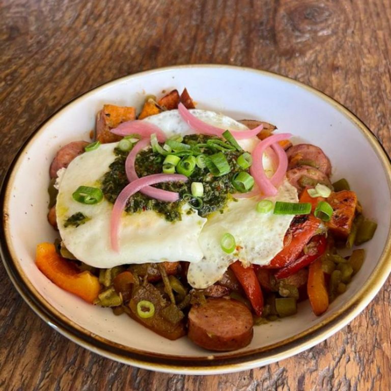 Andouille Sausage and Sweet Potato Hash Recipe Recipe