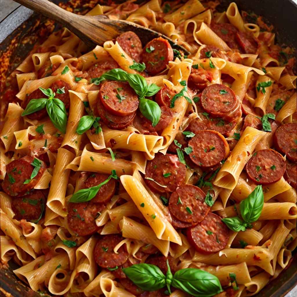Andouille Sausage and Tomato Pasta Recipe