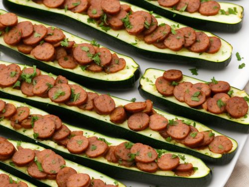 Andouille Sausage and Zucchini Boats Recipe