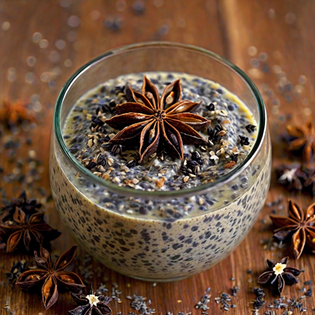 Anise Chia Pudding