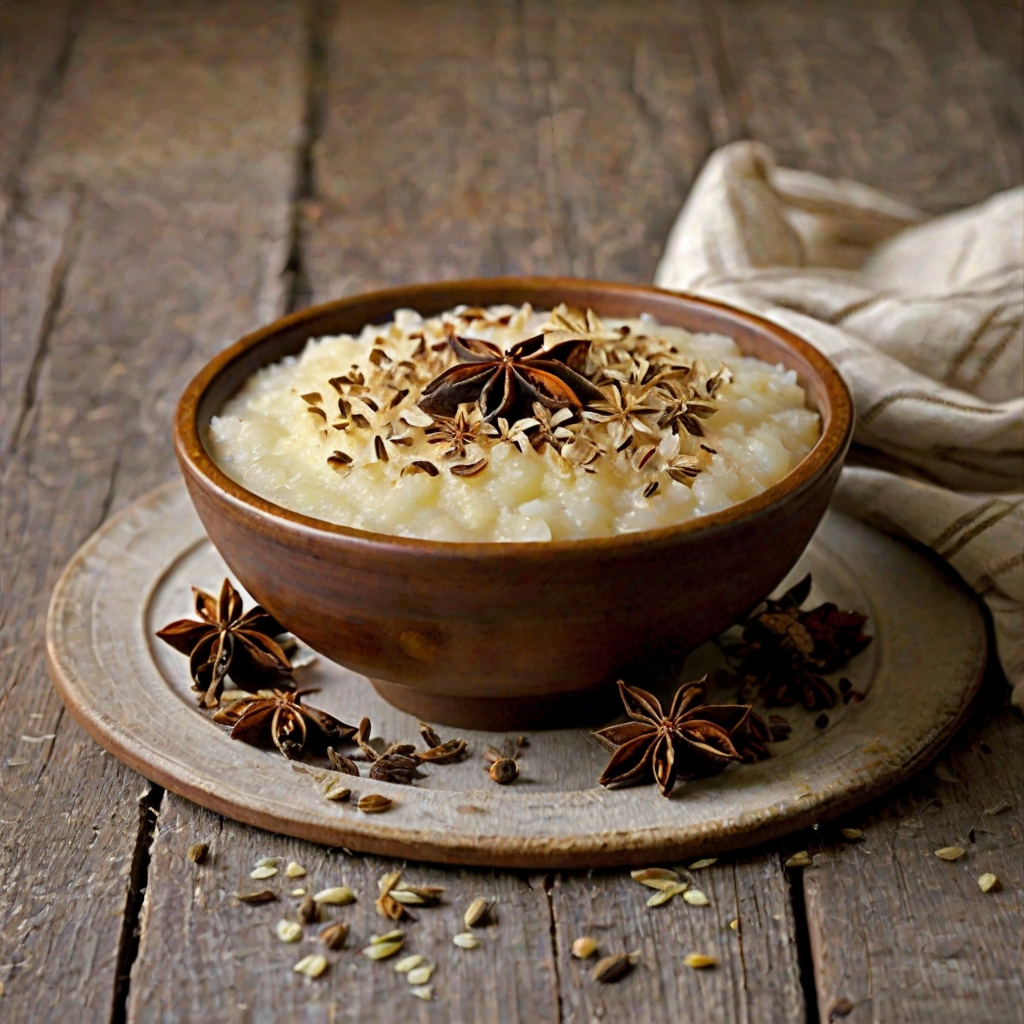 Anise Flavored Rice Pudding