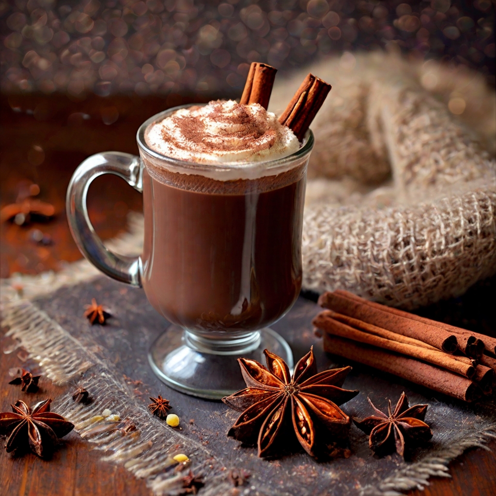 Anise Spiced Hot Chocolate