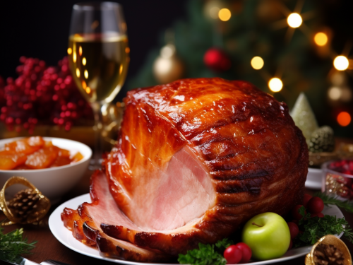 Apple Cider-Glazed Christmas Ham Recipe