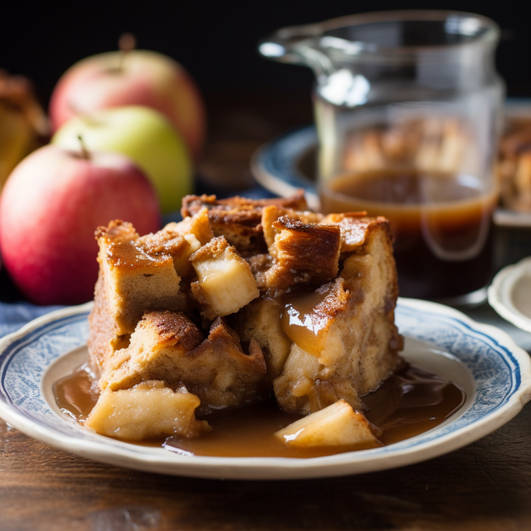 Apple Cinnamon Bread Pudding Recipe