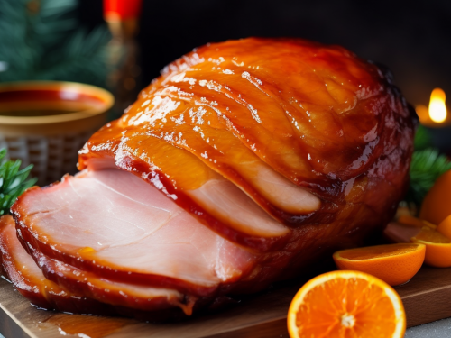 Apricot-Ginger Glazed Ham Recipe