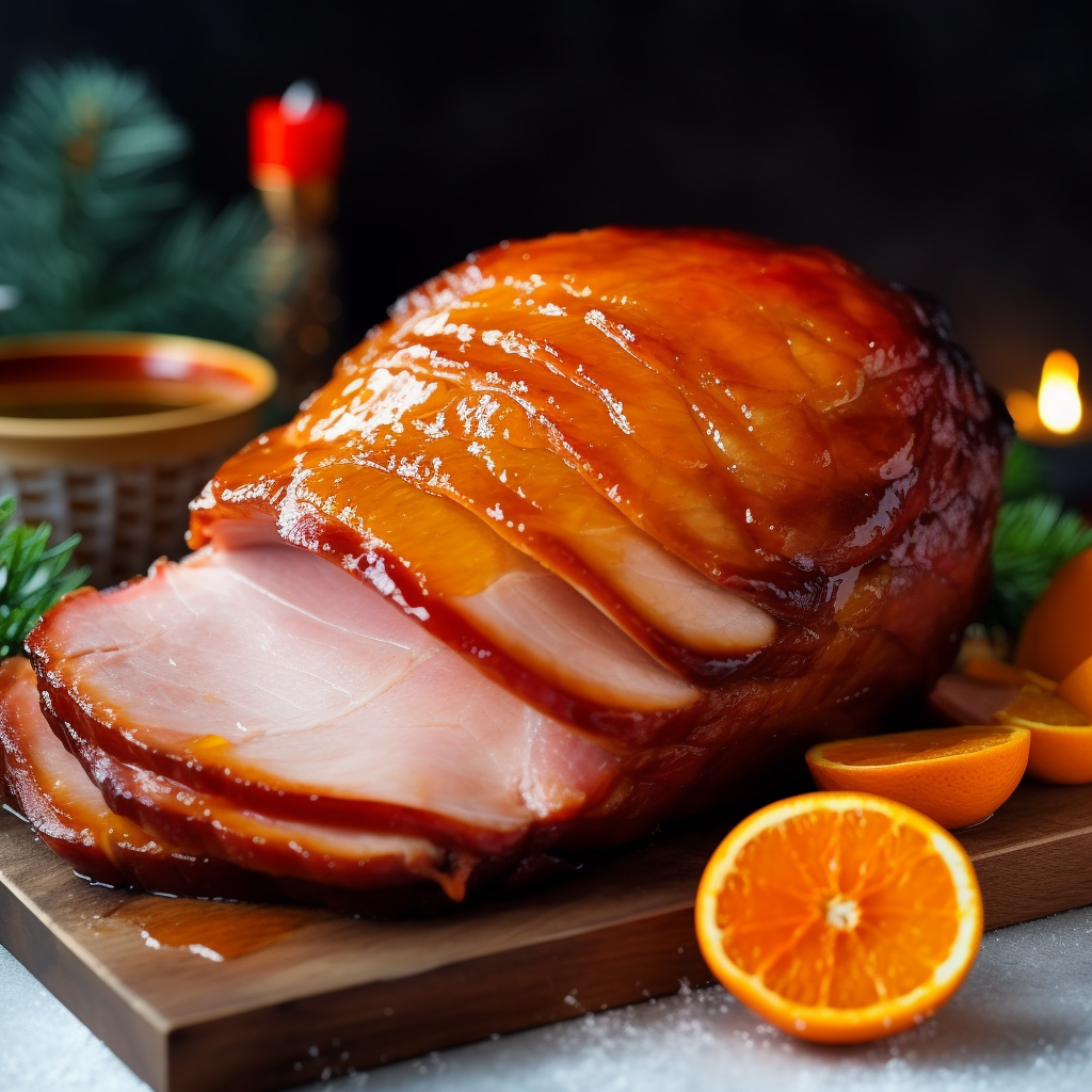 Apricot-Ginger Glazed Ham Recipe
