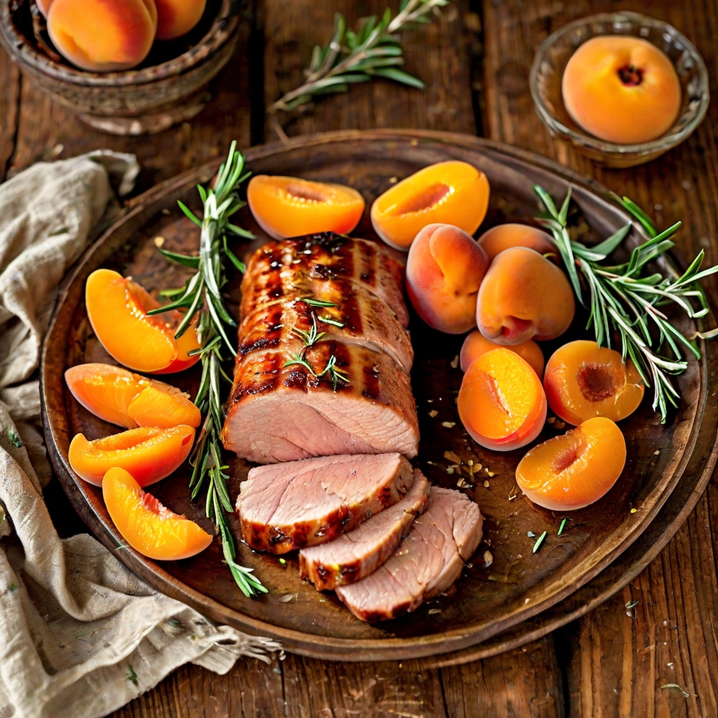 Apricot Glazed Pork Tenderloin