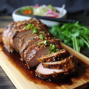 Asian-Inspired Ginger-Garlic Pork Roast Recipe
