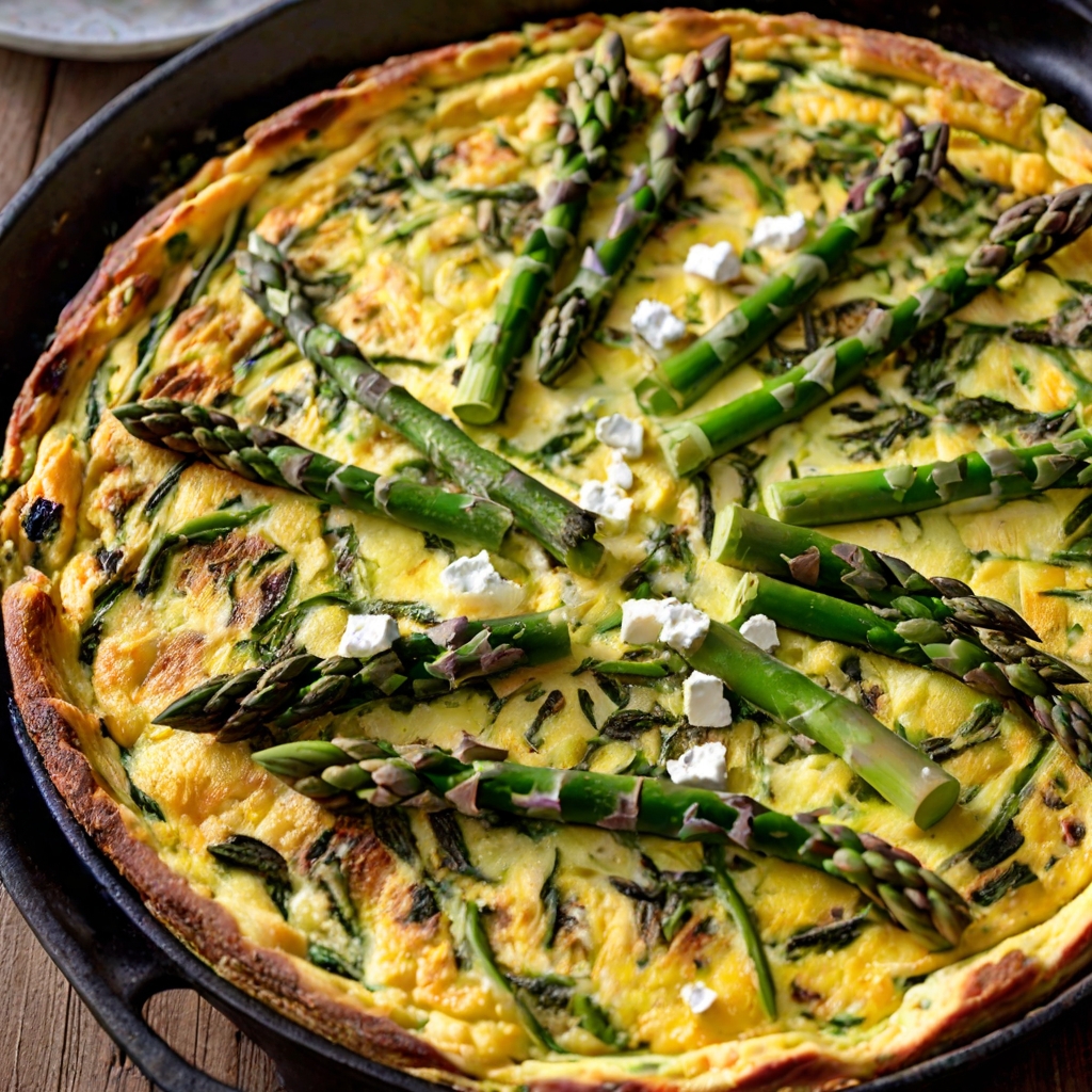 Asparagus and Goat Cheese Frittata Recipe