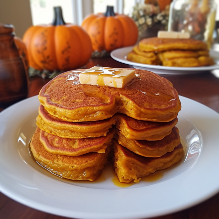 Halloween Pumpkin Pancakes Recipe 