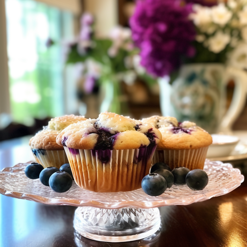 Aunt Susie's Blueberry Muffins