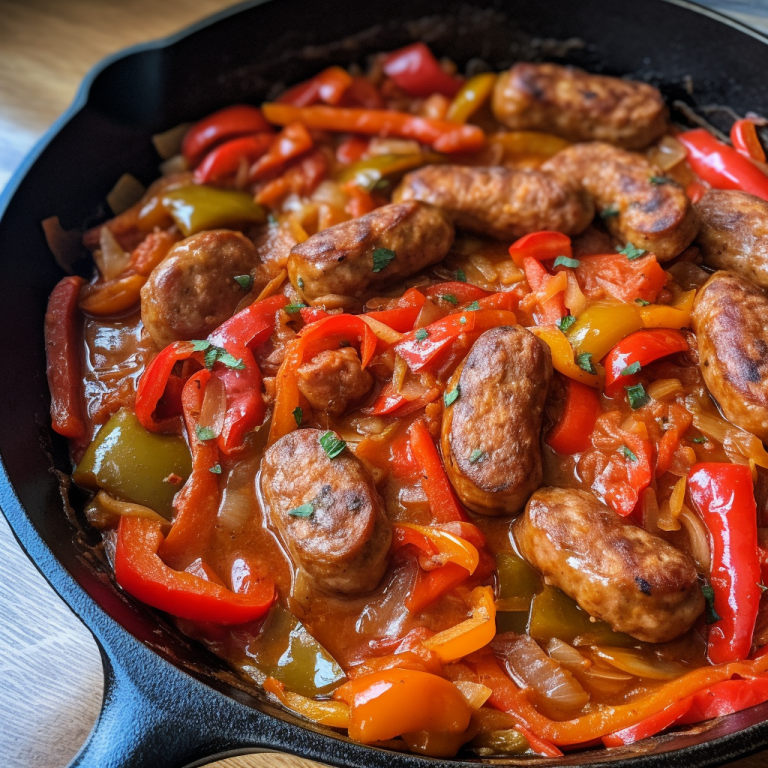 Aunt Susie's Sausage and Peppers Recipe Recipe | Recipes.net