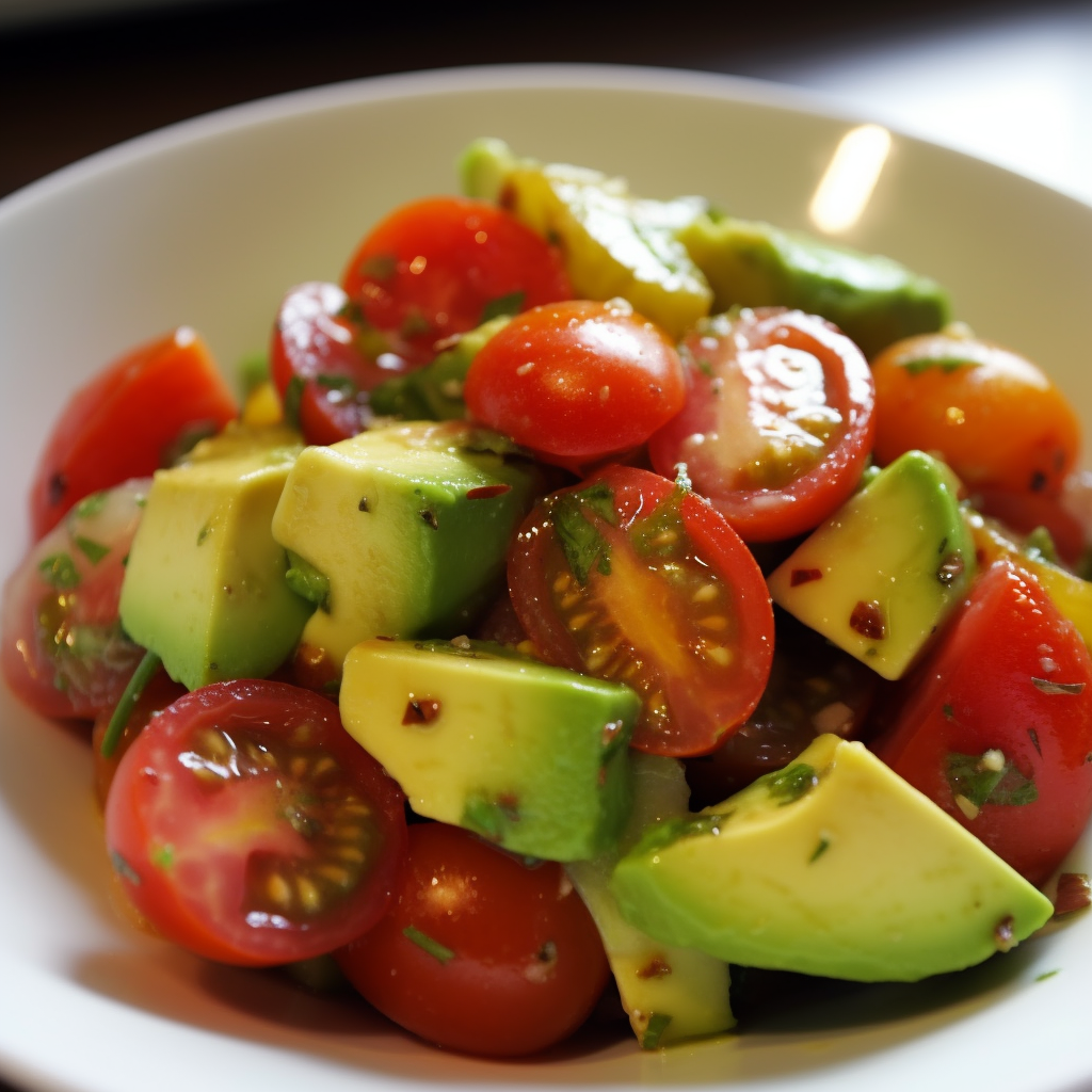 Avocado and Tomato Salad Recipe