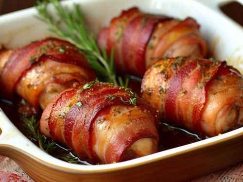 Bacon Wrapped Baked Chicken Breast Recipe