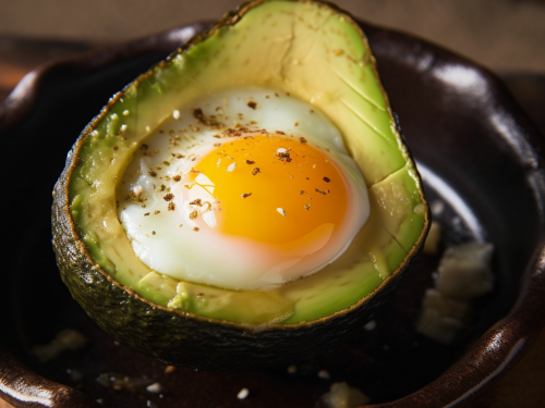 Baked Egg in Avocado Recipe