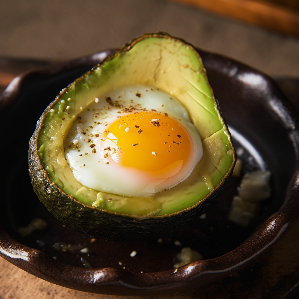 Baked Egg in Avocado Recipe