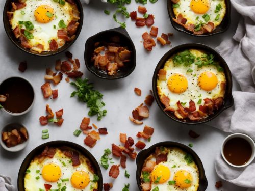 Baked Eggs with Bacon Recipe