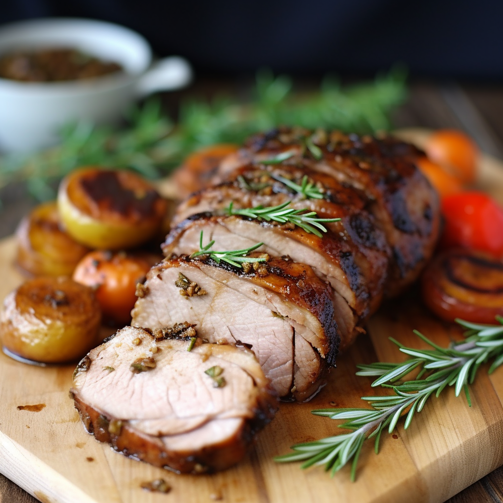 Balsamic and Rosemary Pork Roast Recipe