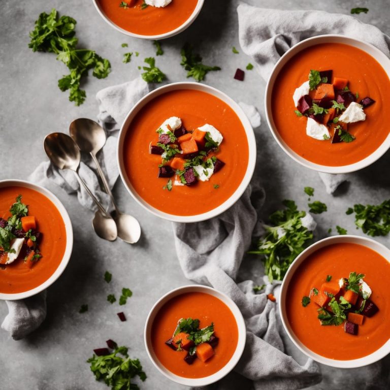Beet and Carrot Soup Recipe