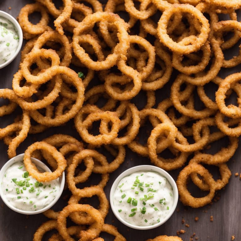 Chickpea Flour Onion Rings Recipe Recipe