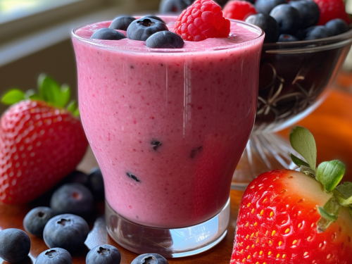 Berry Blast Breakfast Smoothie Recipe