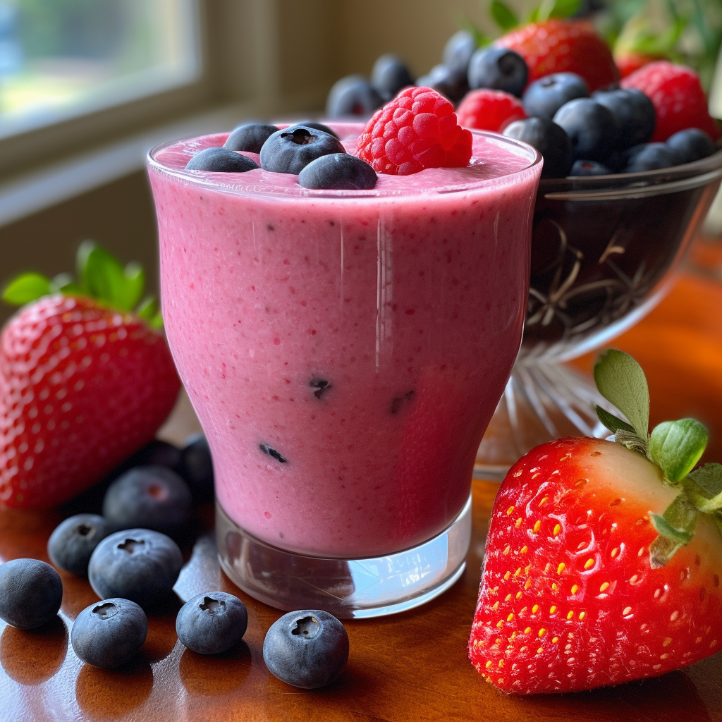 Berry Blast Breakfast Smoothie Recipe