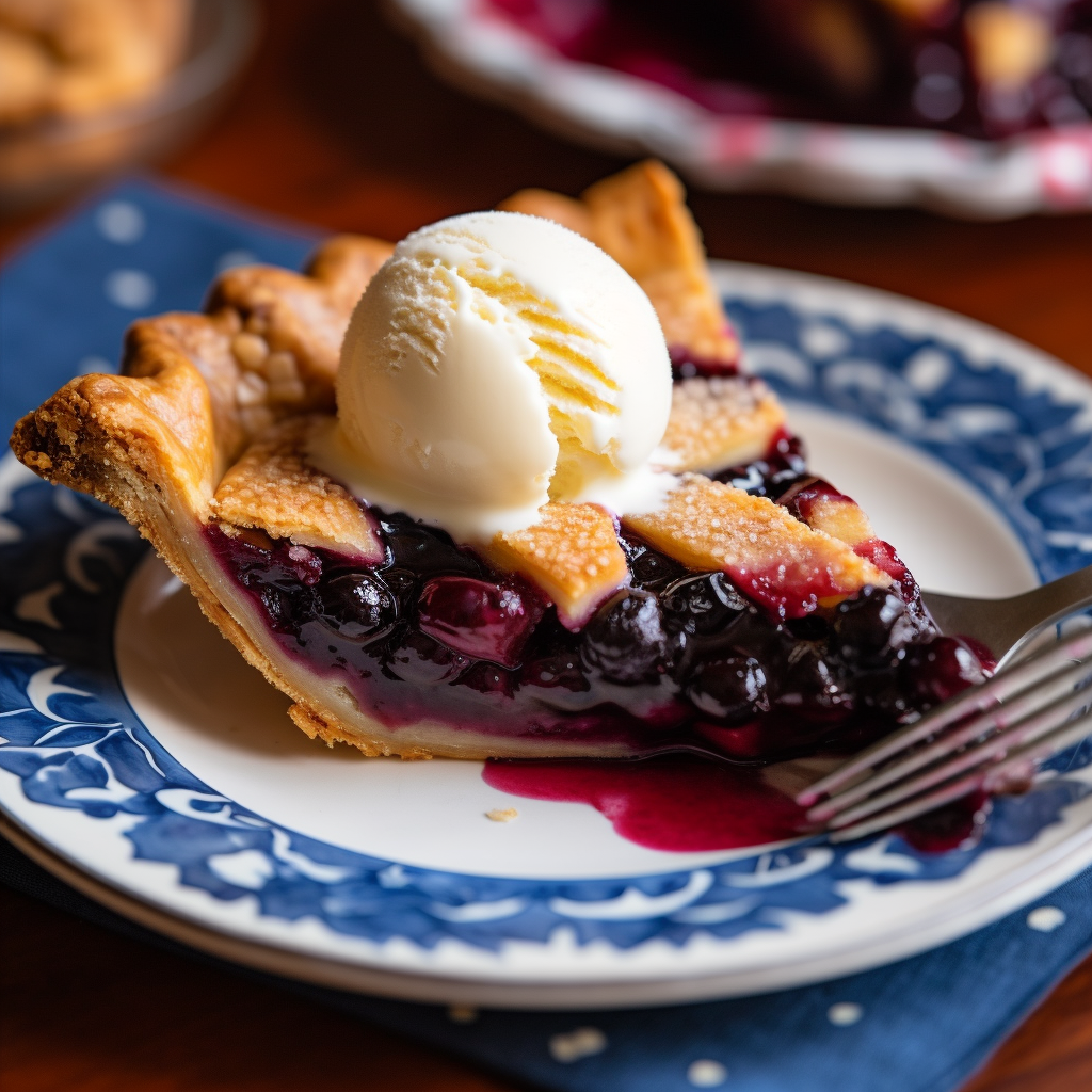 Black Kettle Restaurant's Blueberry Pie Recipe