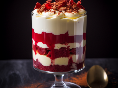 Bloody Red Velvet Trifle
