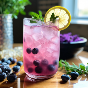 Blueberry Lemonade Mocktail
