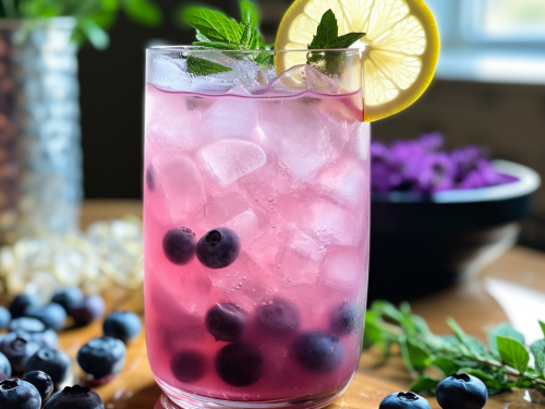 Blueberry Lemonade Mocktail