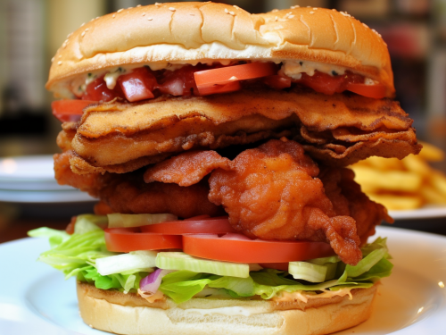 Bojangles' Cajun Chicken Club Sandwich Recipe
