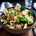 Bow Tie Pasta with Chicken and Broccoli Recipe-image