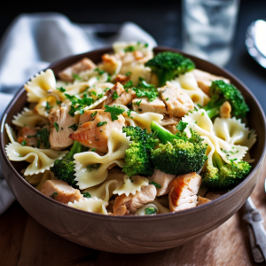 Bow Tie Pasta with Chicken and Broccoli Recipe Recipe | Recipes.net