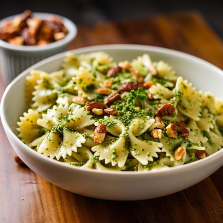 Bow Tie Pasta with Pesto Recipe Recipe