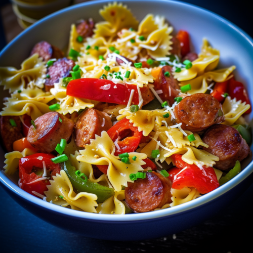 Bow Tie Pasta with Sausage and Peppers Recipe