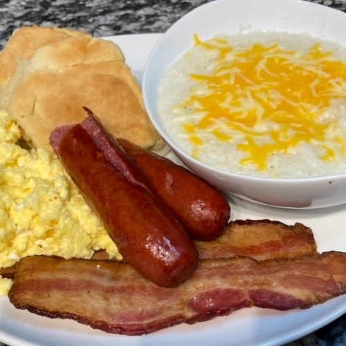 Breakfast Sausage and Grits Recipe Recipe
