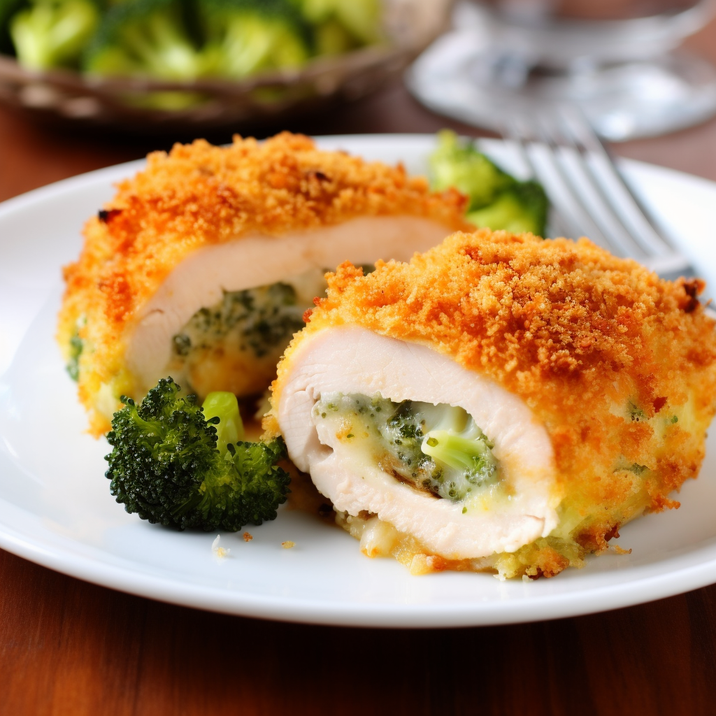 Broccoli and Cheddar Stuffed Chicken Breast Recipe