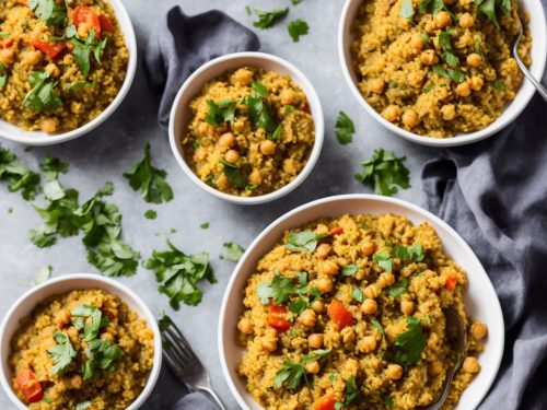 Bulgur and Chickpea Curry