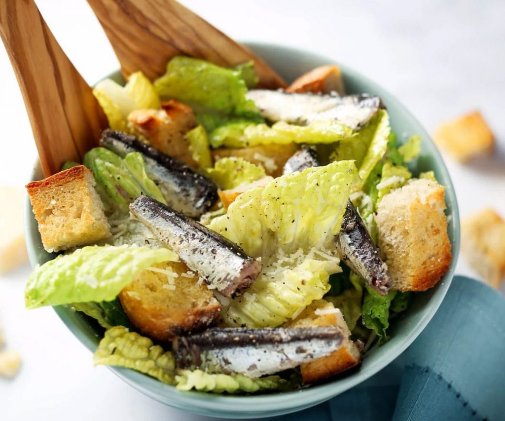 Caesar-Salad-with-Anchovy-Dressing-Recipe