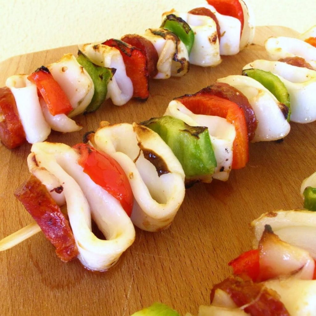 Calamari-Skewers-Recipe