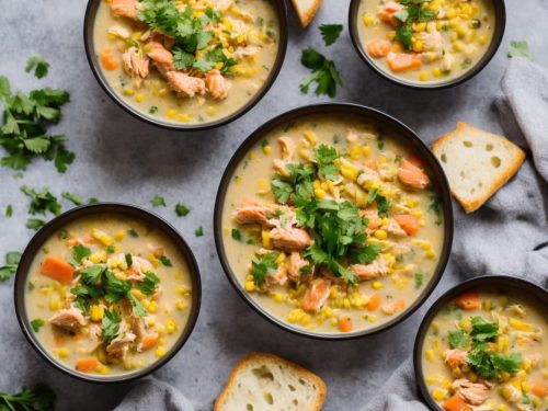 Canned Salmon and Corn Chowder Recipe